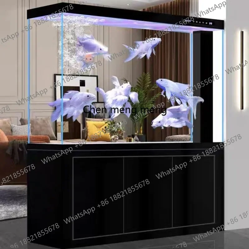 cc182 New ultra-white glass goldfish tank against the wall, living room partition screen, medium and large bottom filter aquariu
cc182 New ultra-white glass goldfish tank against the wall, living room partition screen, medium and large bottom filter aquariu