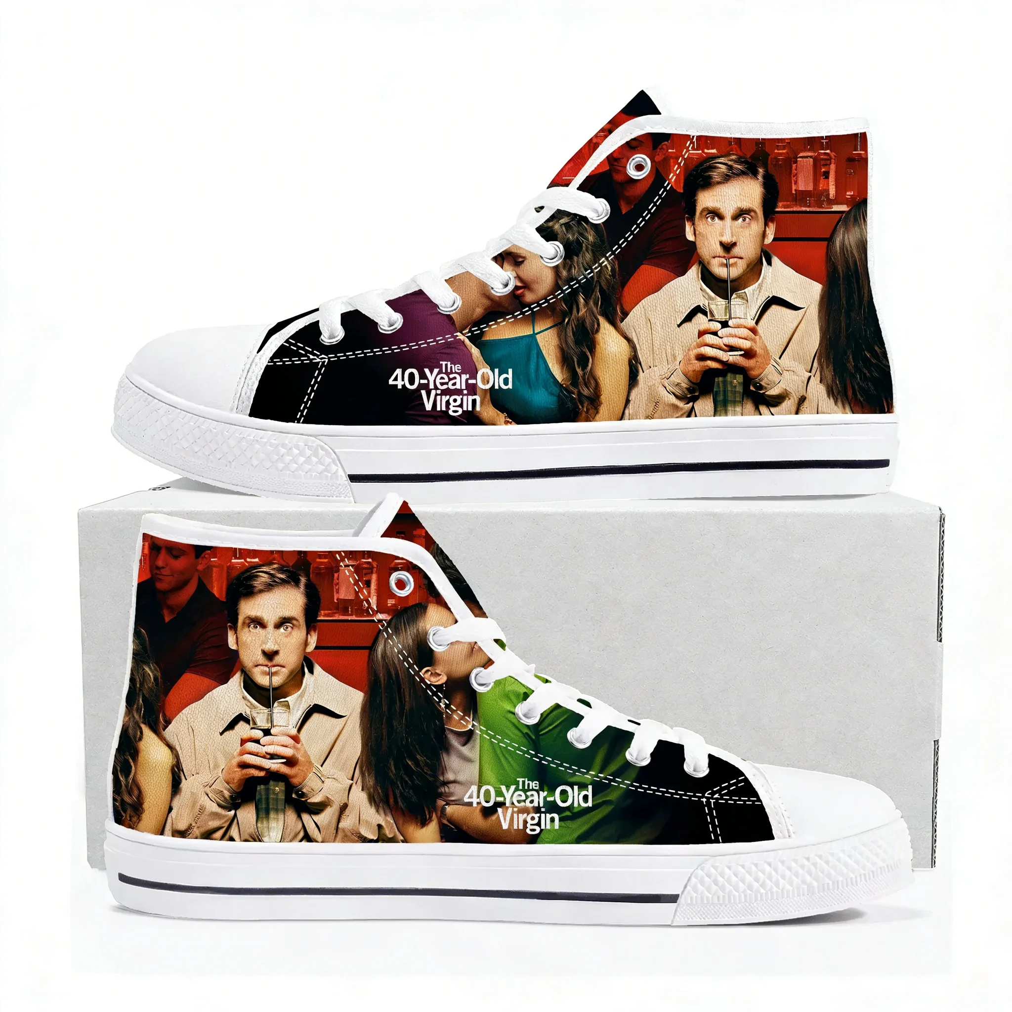 Кеды унисекс из канваса с принтом, высокие, повседневные, для подростков, 40 Year Old Virgin, высокое качество, индивидуальный дизайн
Кеды унисекс из канваса с принтом, высокие, повседневные, для подростков, 40 Year Old Virgin, высокое качество, индивидуальный дизайн