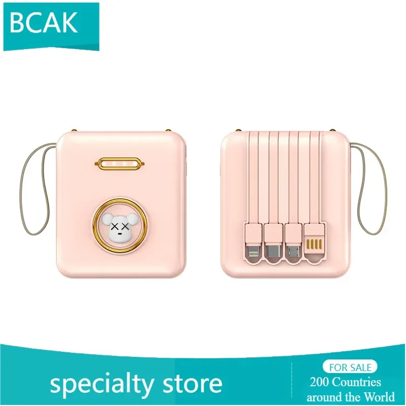 BCAK Cartoon Comes with Its Own Cable, Mini Universal Power Bank 20000mAh Large Capacity, Fast Charging Mobile Power Supply Gif
BCAK Cartoon Comes with Its Own Cable, Mini Universal Power Bank 20000mAh Large Capacity, Fast Charging Mobile Power Supply Gif
