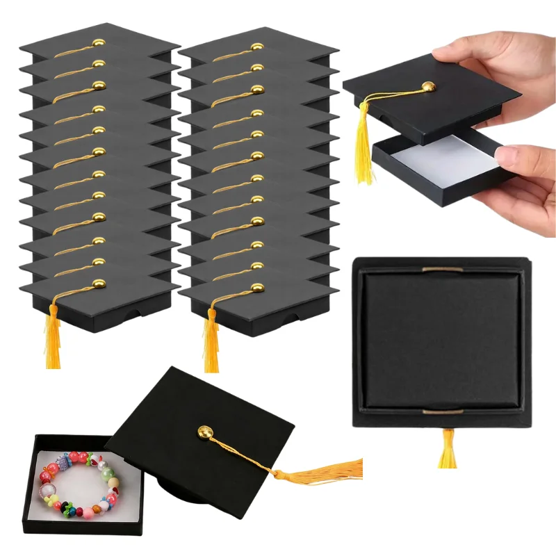 8/16Pcs Black Graduate Hat Box Graduation Season Theme Gift Box Jewelry Gift Packaging 2026 Graduation Party Supplies 선물 상자
8/16Pcs Black Graduate Hat Box Graduation Season Theme Gift Box Jewelry Gift Packaging 2026 Graduation Party Supplies 선물 상자