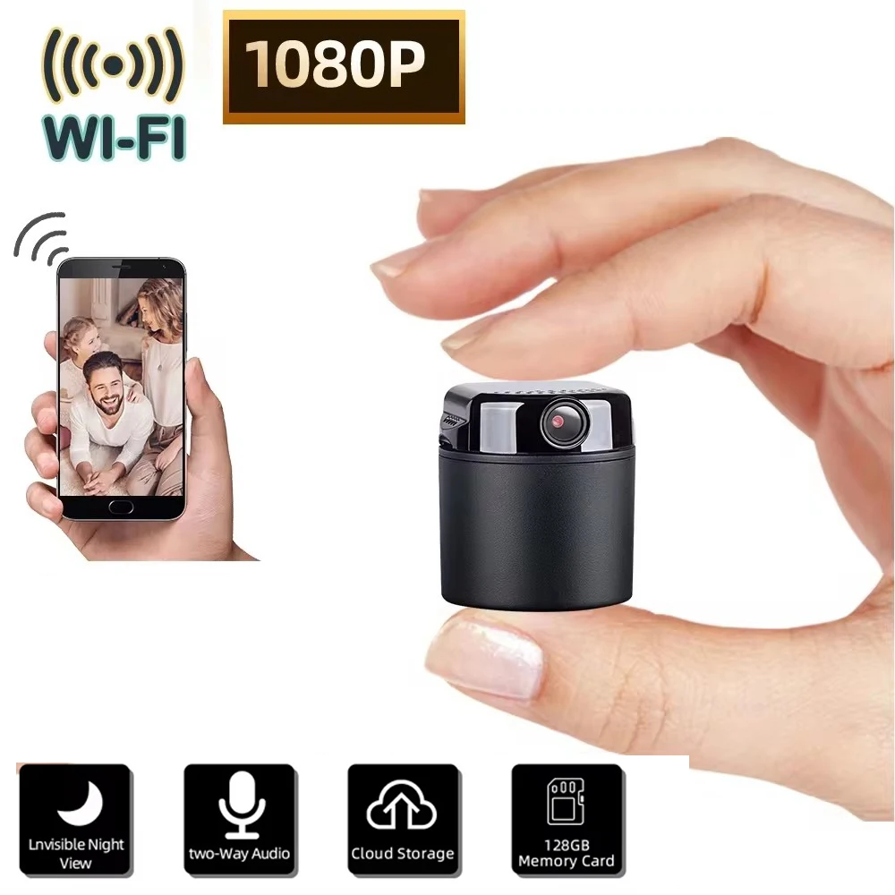1080p Wireless Home Camera 360 Degree Rotating Mini Camera With Night Vision 140 Degree Wide Angle Lens Recorder Webcam
1080p Wireless Home Camera 360 Degree Rotating Mini Camera With Night Vision 140 Degree Wide Angle Lens Recorder Webcam