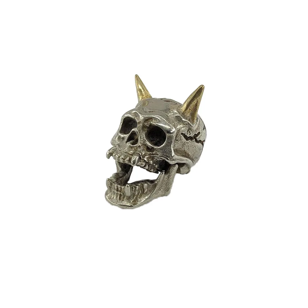 White Brass Skull DIY Knife Beads Outdoors Tools EDC Original Handmade Punk Lanyard Pendants Zipper Pull Key Rings Accessories
White Brass Skull DIY Knife Beads Outdoors Tools EDC Original Handmade Punk Lanyard Pendants Zipper Pull Key Rings Accessories