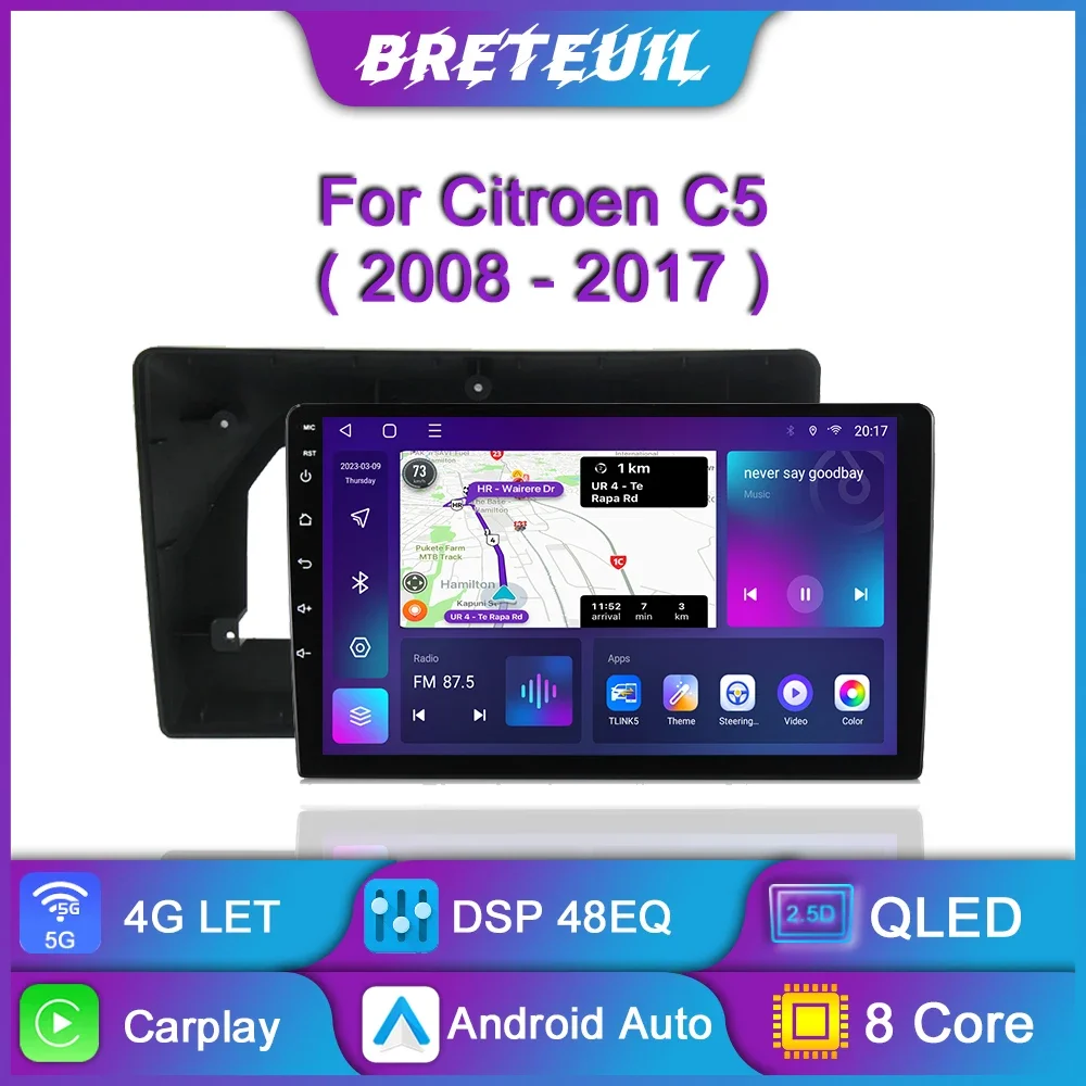 For Citroen C5 2008-2017 Android Car Radio Multimedia Video Player GPS Navigation Carplay QLED Touch Screen Auto Stereo Headunit
For Citroen C5 2008-2017 Android Car Radio Multimedia Video Player GPS Navigation Carplay QLED Touch Screen Auto Stereo Headunit
