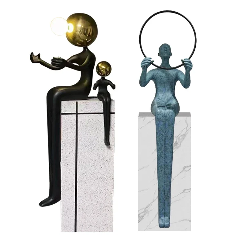 FG17Large Floor Sculpture Figure Ornament Art Hotel Abstract FRP Decoration 
FG17Large Floor Sculpture Figure Ornament Art Hotel Abstract FRP Decoration
