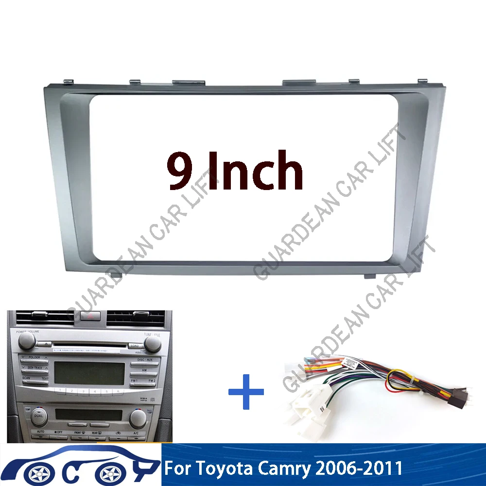 9 Inches Car Stereo Dash Radio Fascia Kit Installation Trim Panel Frame Double For Toyota Camry 40 50 2006-2011 stereo dash
9 Inches Car Stereo Dash Radio Fascia Kit Installation Trim Panel Frame Double For Toyota Camry 40 50 2006-2011 stereo dash