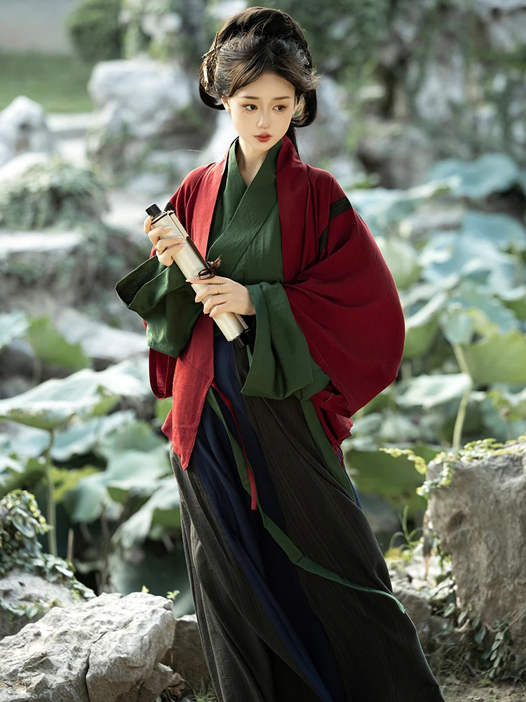 Original Wei Jin Sle Hanfu Women's Clothing Waist Length Collar Design Cotton 00% Daily Autumn Winter Faion Skirt
Original Wei Jin Sle Hanfu Women's Clothing Waist Length Collar Design Cotton 00% Daily Autumn Winter Faion Skirt