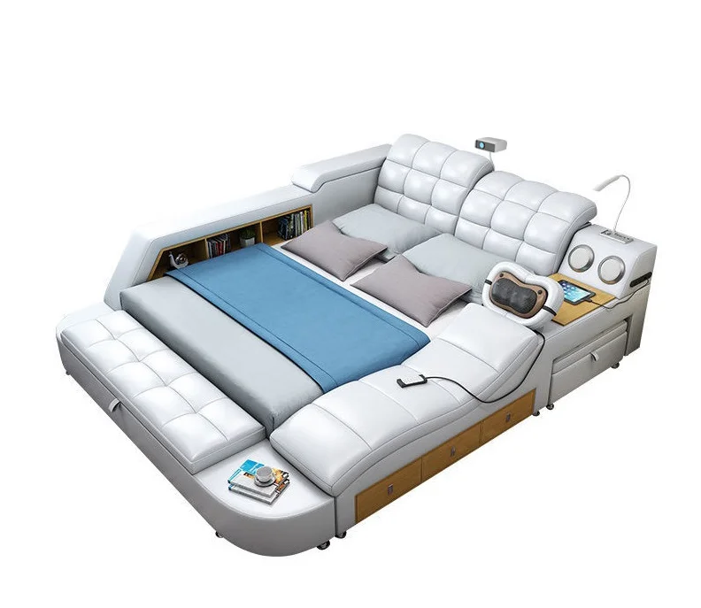 //Multifunctional Electric Massage Bed Modern Minimalist Style Recycled Leather Upholstery USB Interface Disassembly Lifting
//Multifunctional Electric Massage Bed Modern Minimalist Style Recycled Leather Upholstery USB Interface Disassembly Lifting