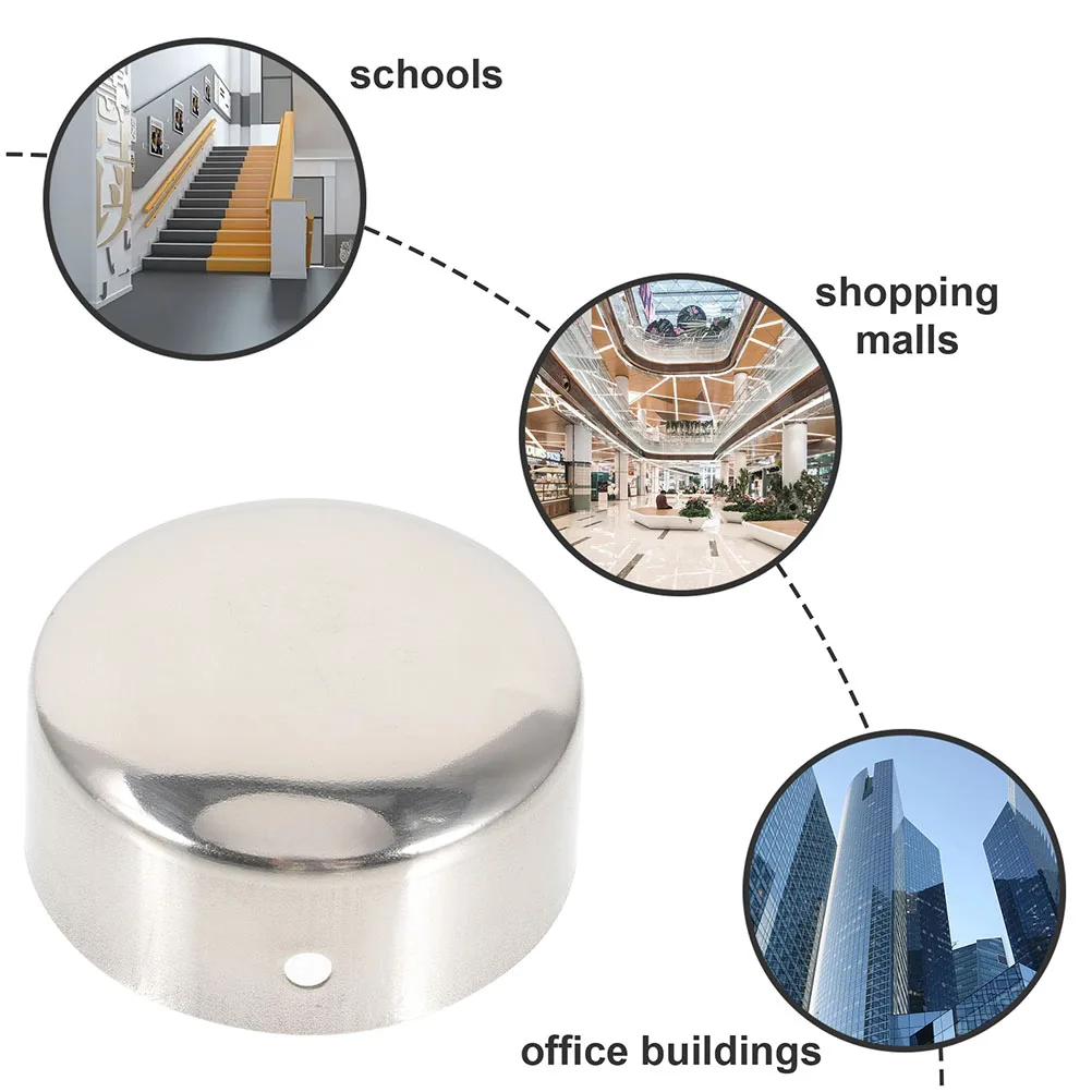 2pcs Handrail End Caps Stainless Steel Decorative Tube Protector Pipe Plug Metal End Caps For Rail Fencing Projects
2pcs Handrail End Caps Stainless Steel Decorative Tube Protector Pipe Plug Metal End Caps For Rail Fencing Projects