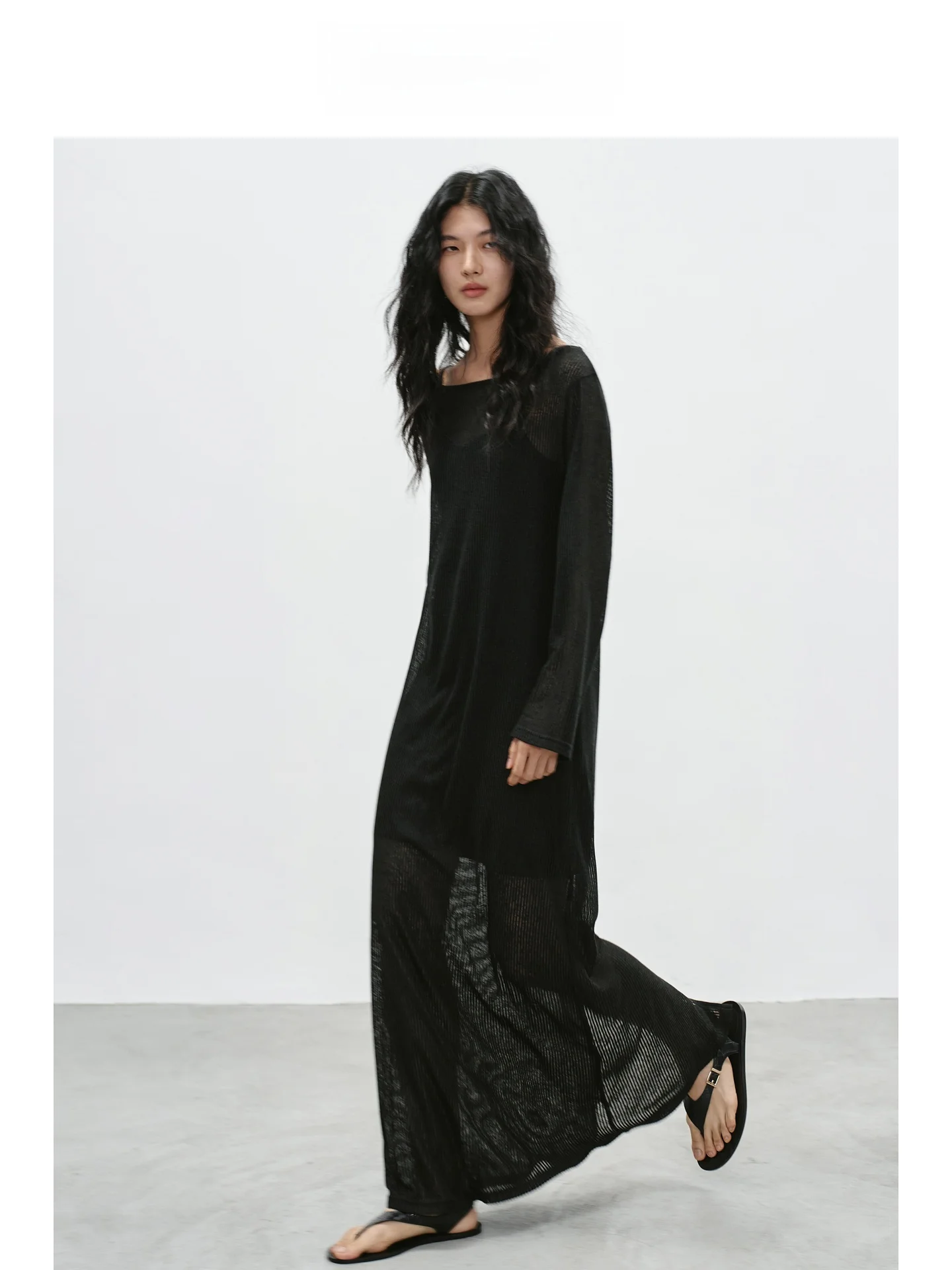 EIGHTHMONTH Black Long Sleeve Women's Dress Two-Piece Set Design Spring 2026 Casual Style Fashionable Ensemble
EIGHTHMONTH Black Long Sleeve Women's Dress Two-Piece Set Design Spring 2026 Casual Style Fashionable Ensemble