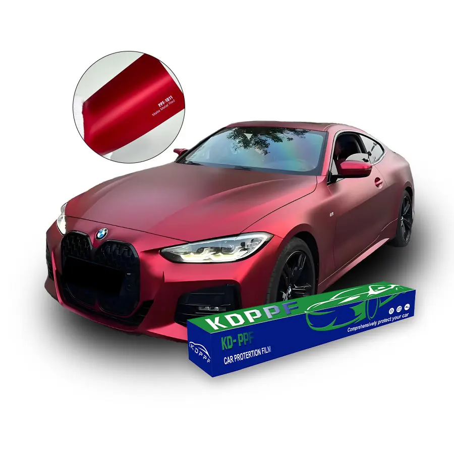 USA Quality Prevent Scratches Color PPF Film for Cars Anti Stain Hydrophobic Satin Car Wrap
USA Quality Prevent Scratches Color PPF Film for Cars Anti Stain Hydrophobic Satin Car Wrap