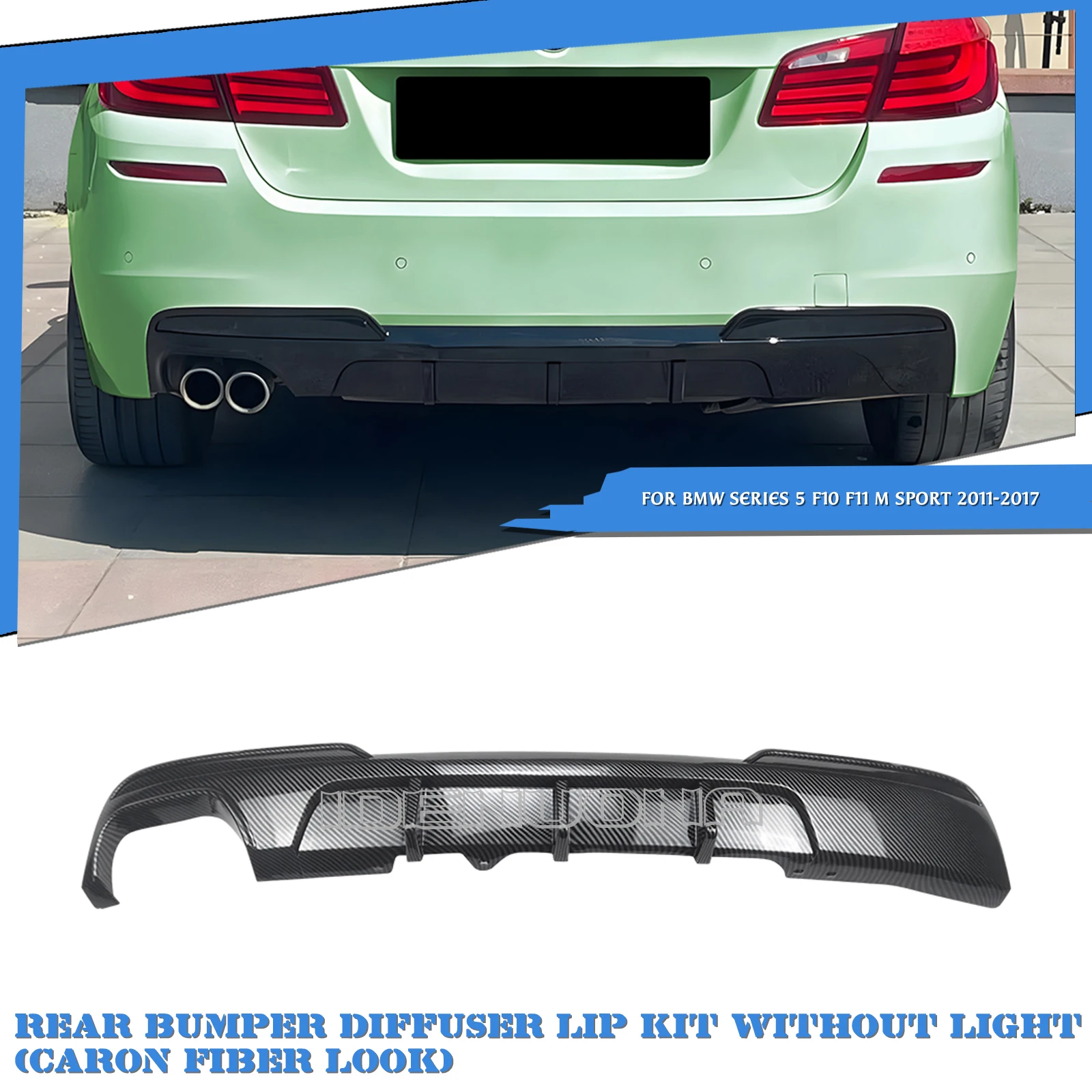 Внешний задний бампер, диффузор, спойлер, крышка разветвителя для BMW 5 серии F10 F11 M Sport 2011-2017
Внешний задний бампер, диффузор, спойлер, крышка разветвителя для BMW 5 серии F10 F11 M Sport 2011-2017