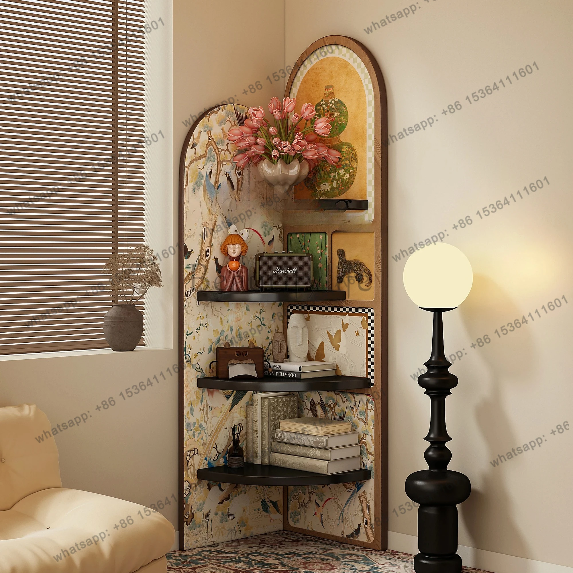 Storage Rack Bedroom Floor-standing Household Simple Corner Cabinet Living Room Wall Multi-layer Corner Storage Organizer
Storage Rack Bedroom Floor-standing Household Simple Corner Cabinet Living Room Wall Multi-layer Corner Storage Organizer