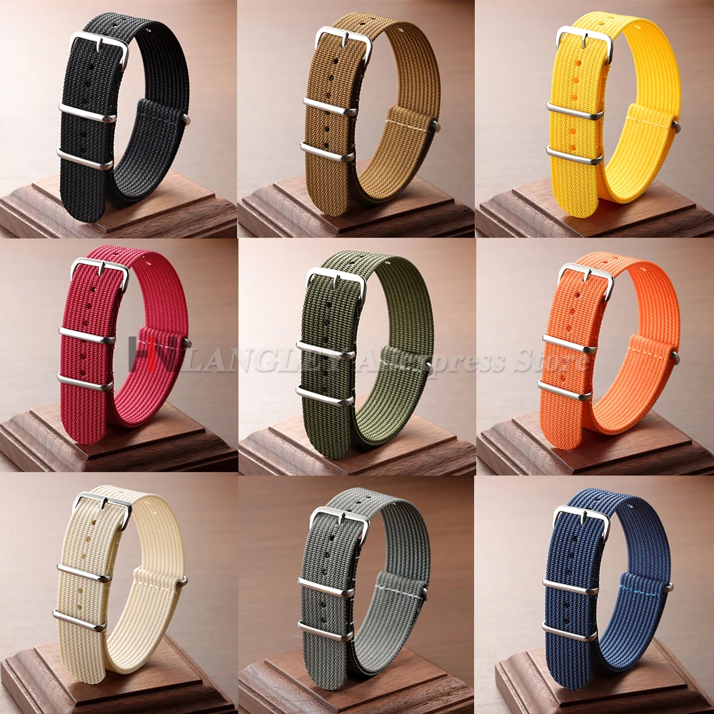 New Ribbed Nylon Watch Strap 18mm 20mm 22mm Braid Watchband Accessories for Military Black Green Gray Blue Watch Band Bracelets
New Ribbed Nylon Watch Strap 18mm 20mm 22mm Braid Watchband Accessories for Military Black Green Gray Blue Watch Band Bracelets
