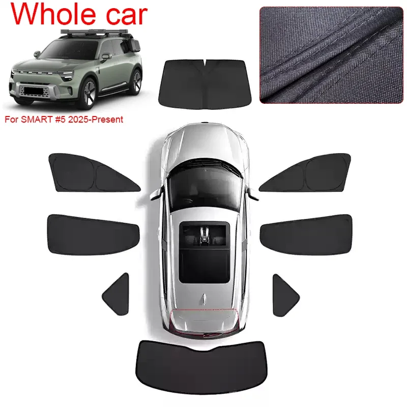 Car Dedicated Privacy Curtain Window SunshadeFor SMART #5 2025-Present Anti-UV Heat Insulation Protect Cover Auto Accessories
Car Dedicated Privacy Curtain Window SunshadeFor SMART #5 2025-Present Anti-UV Heat Insulation Protect Cover Auto Accessories