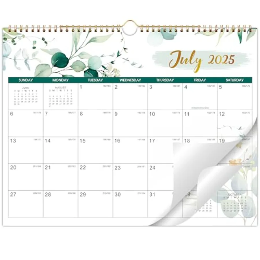 20252027 Wall Calendar Jul 2025 Jun 2027 Calendar 20252027 14.8" x 11.4" 2025 Calendar with Large Blocks Space TwinWire Binding
20252027 Wall Calendar Jul 2025 Jun 2027 Calendar 20252027 14.8" x 11.4" 2025 Calendar with Large Blocks Space TwinWire Binding