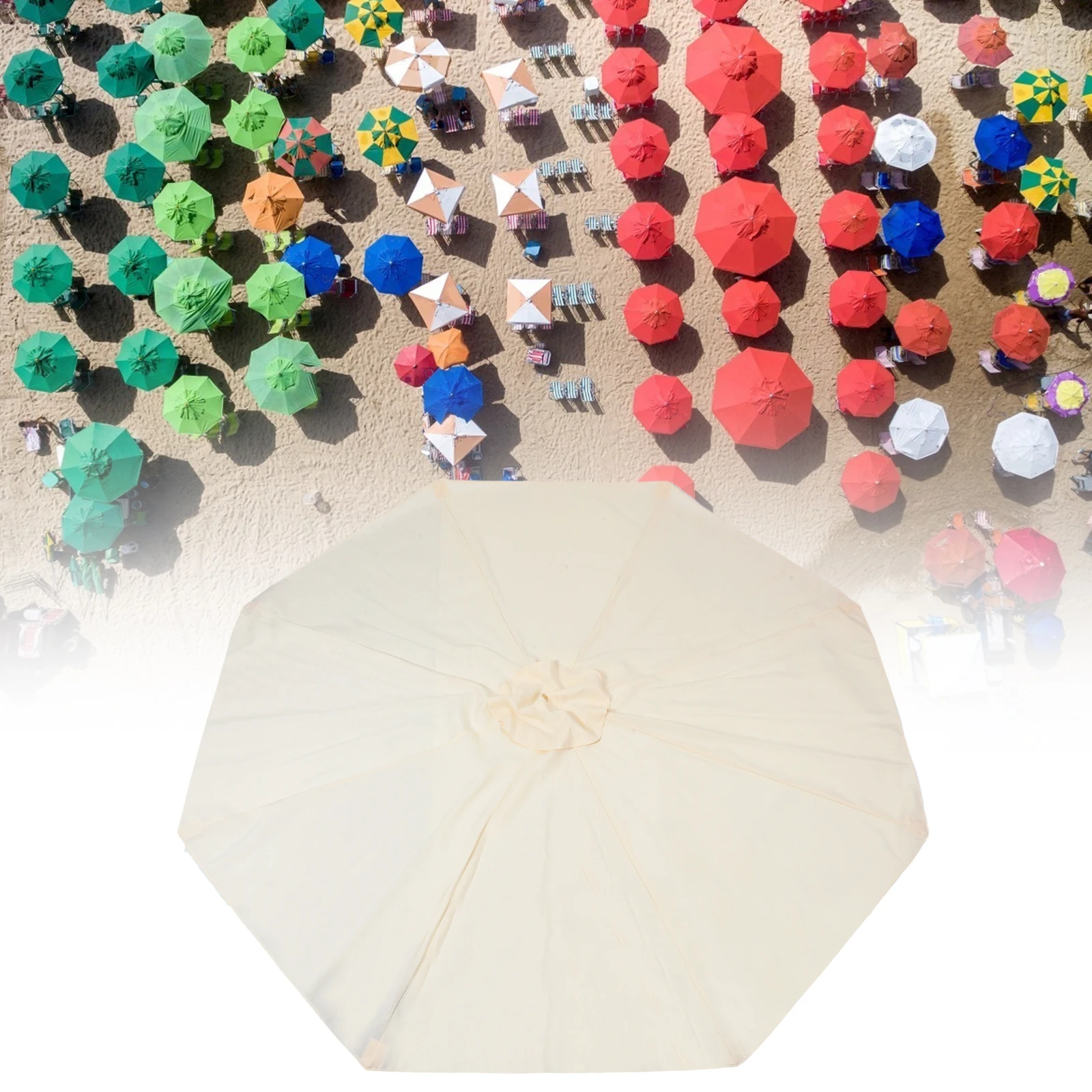 270Cm 8Ribs Outdoor Patio Shade Replacement Canopy Umbrella Fabric Garden Sun Shelter
270Cm 8Ribs Outdoor Patio Shade Replacement Canopy Umbrella Fabric Garden Sun Shelter