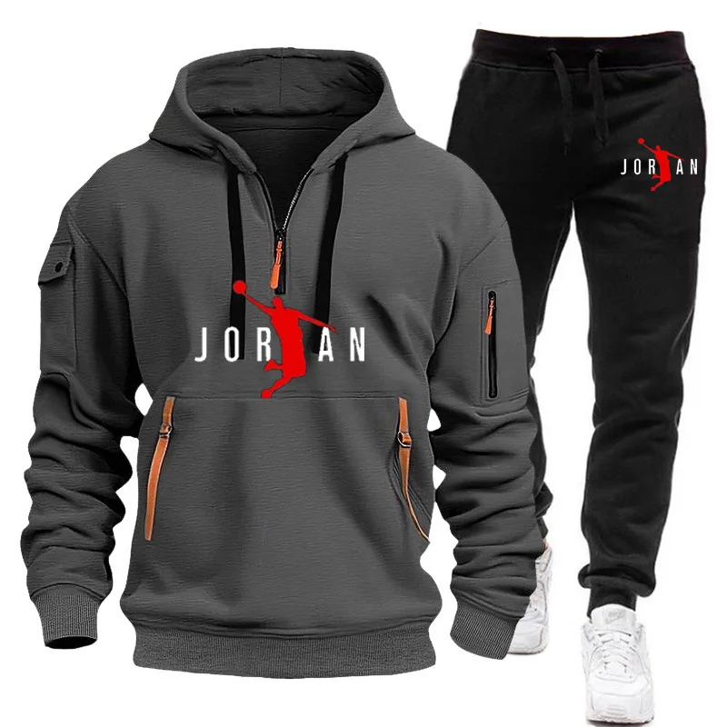 2024 new men's autumn and winter sportswear hoodes + sports pants 2 sets of fashion casual jogging sports suits
2024 new men's autumn and winter sportswear hoodes + sports pants 2 sets of fashion casual jogging sports suits
