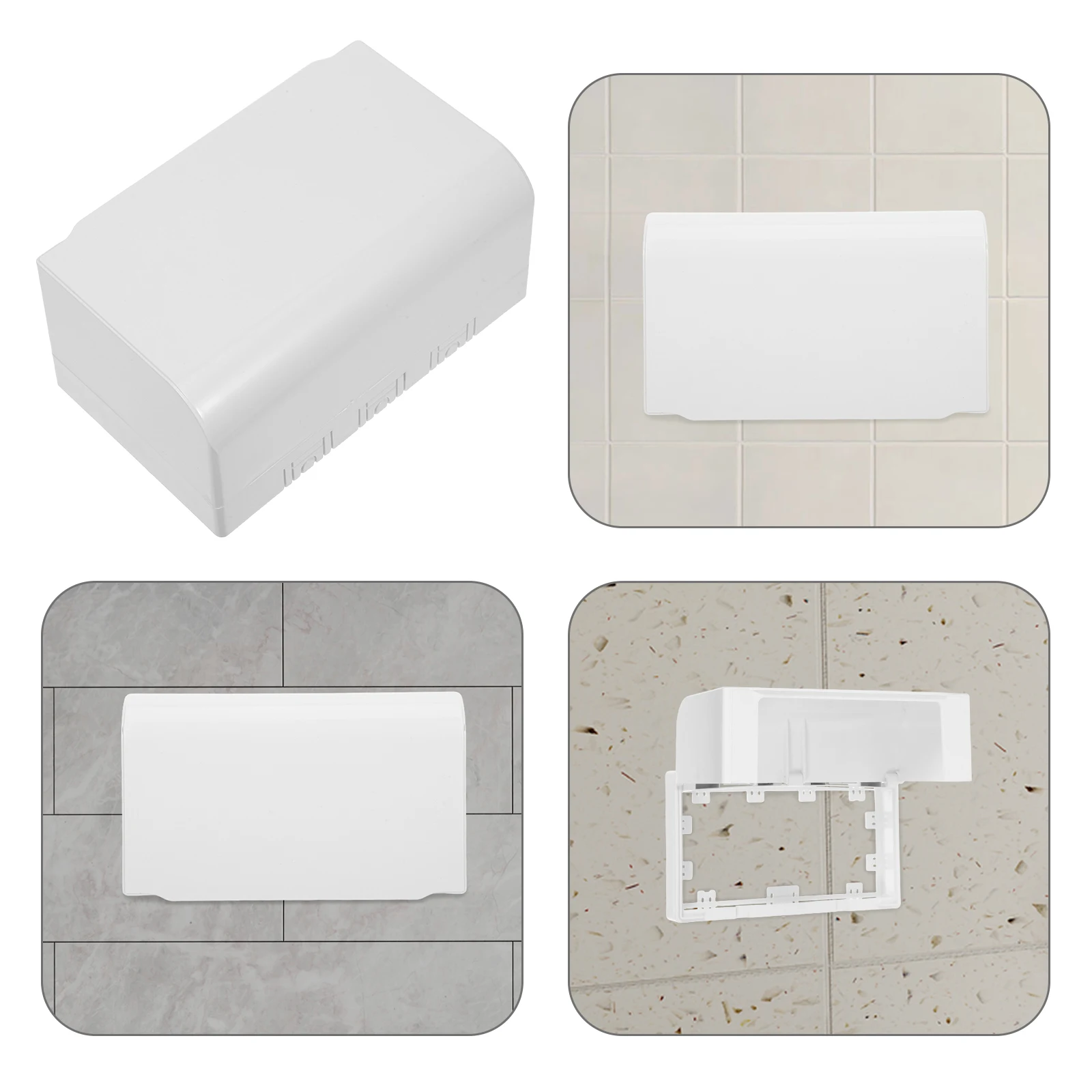 Waterproof Double Socket Outdoor Electrical Outlet Cover Adhesive Mount Weatherproof Protector for Patio Garden Balcony 
Waterproof Double Socket Outdoor Electrical Outlet Cover Adhesive Mount Weatherproof Protector for Patio Garden Balcony