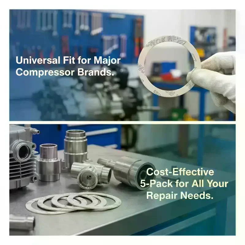 4/6F 4/6H 6J Compressor Shut-off Valve Gasket Leak Proof Accessory for Refrigeration Equipment Repair
4/6F 4/6H 6J Compressor Shut-off Valve Gasket Leak Proof Accessory for Refrigeration Equipment Repair