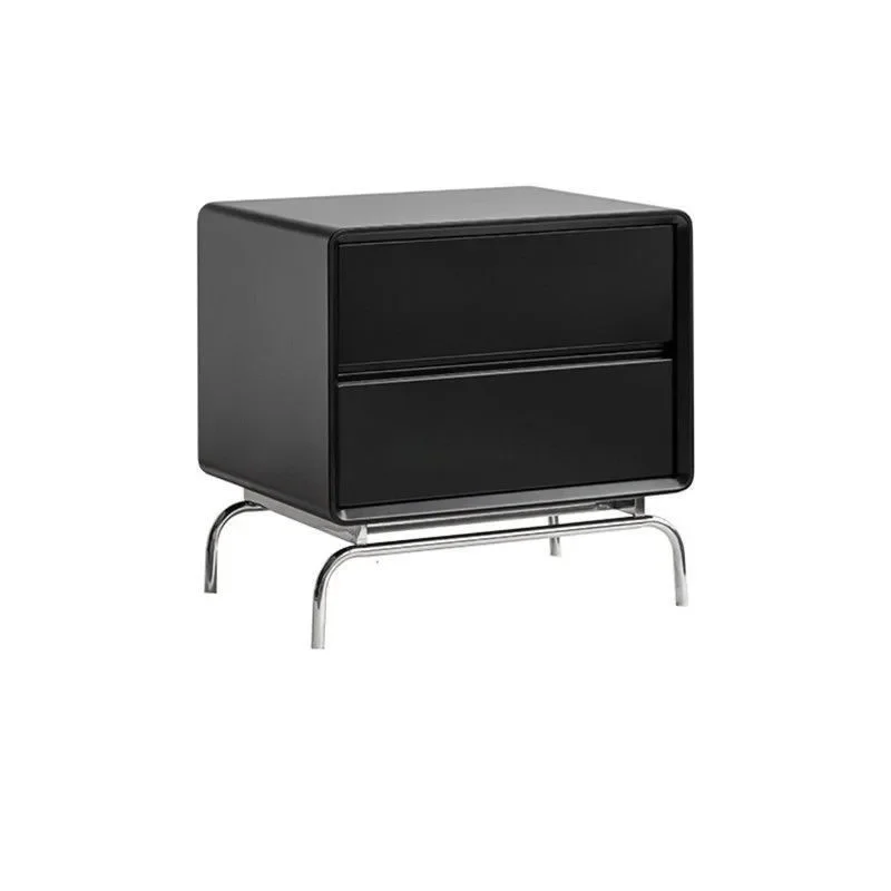 Solid wood bedside table, simple black bedside drawer small cabinet, locker
Solid wood bedside table, simple black bedside drawer small cabinet, locker