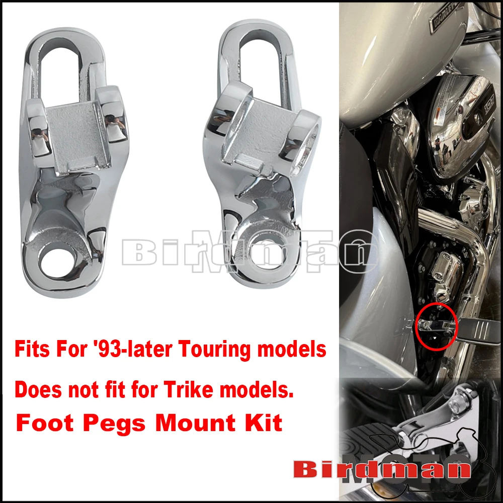 Motorcycle Footpeg Accessories Rear Passenger Foot Pegs Mount Kit For Harley Touring Electra Road Street Glide Ultra Limited 93+
Motorcycle Footpeg Accessories Rear Passenger Foot Pegs Mount Kit For Harley Touring Electra Road Street Glide Ultra Limited 93+