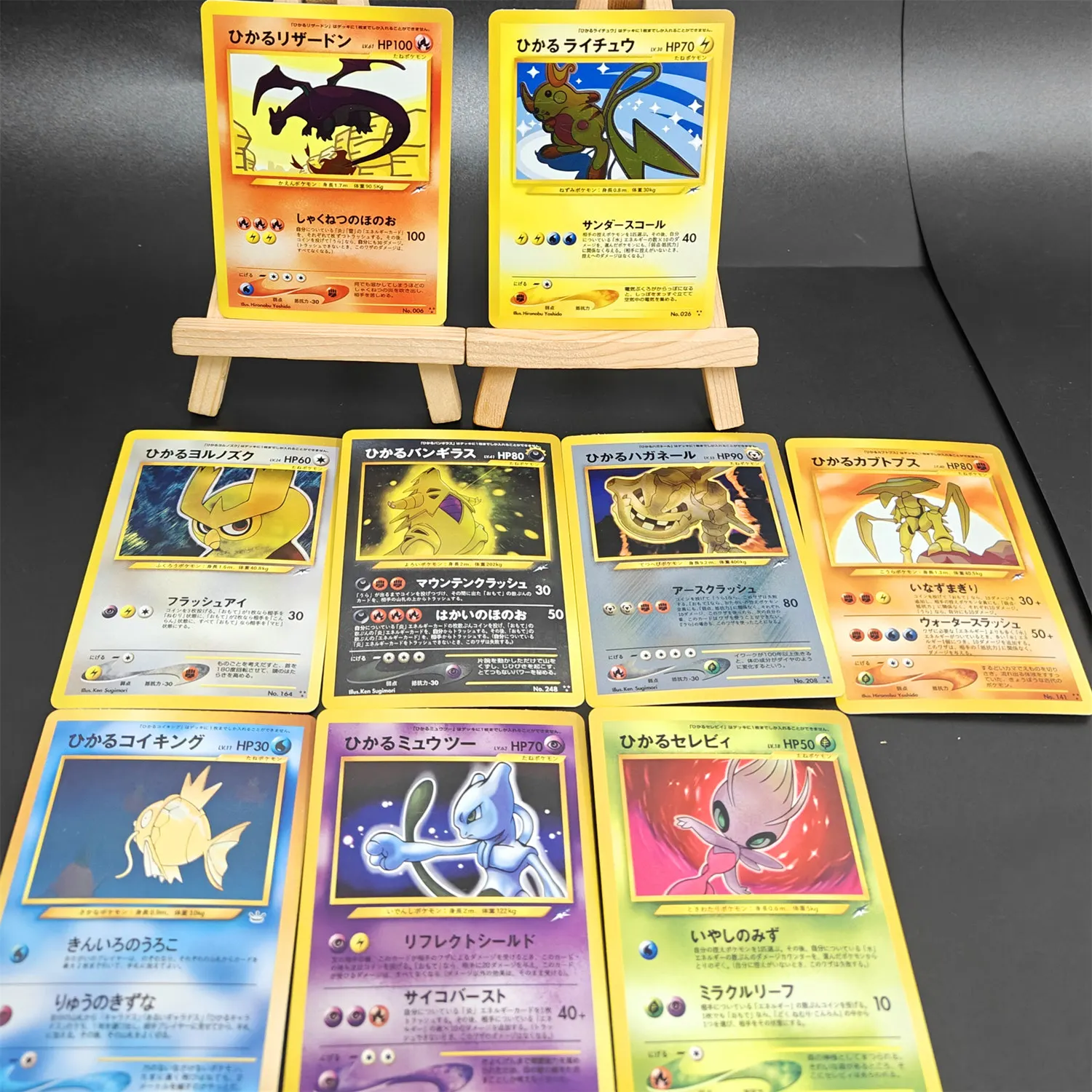 Proxy Pokemon Old Cards Japanese Neo Destiny 1st Edition Shining Charizard Mewtwo Tyranitar Pikachu Collection Игровая карта
Proxy Pokemon Old Cards Japanese Neo Destiny 1st Edition Shining Charizard Mewtwo Tyranitar Pikachu Collection Игровая карта