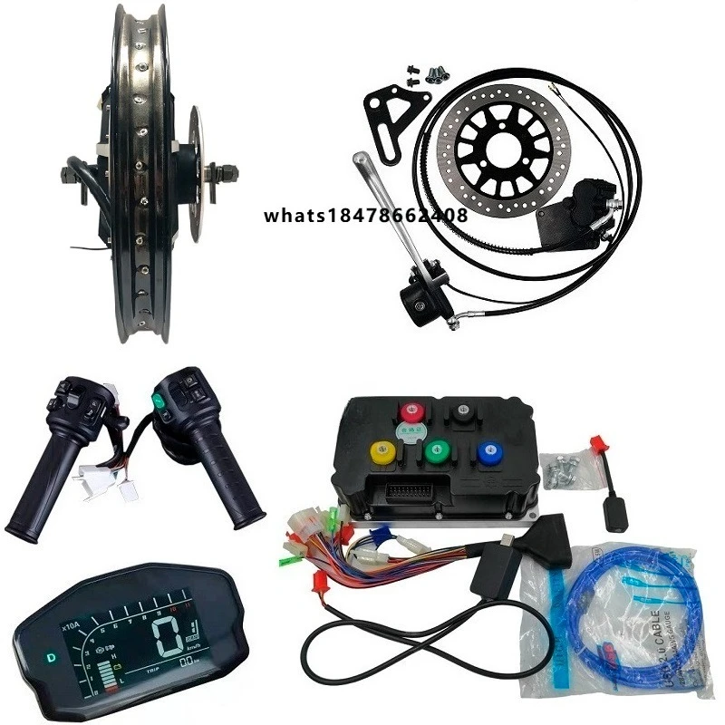 72V 8000W Brushless 18inch Spoke Hub Motor Conversion Kits for Electric Motorcycle & Electric Bicycles IP67 Waterproof
72V 8000W Brushless 18inch Spoke Hub Motor Conversion Kits for Electric Motorcycle & Electric Bicycles IP67 Waterproof