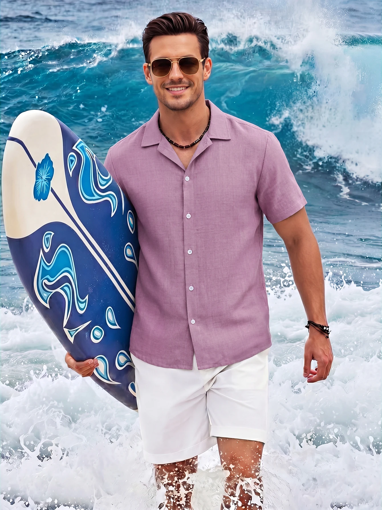 Cotton Linen Hot Sale Men's Short-Sleeved Shirts Summer Solid Color Turn-down collar Casual Beach Style Plus Size Male
Cotton Linen Hot Sale Men's Short-Sleeved Shirts Summer Solid Color Turn-down collar Casual Beach Style Plus Size Male