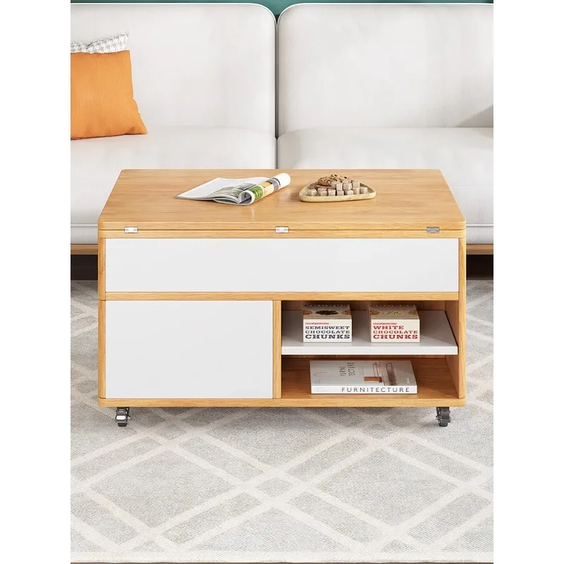 Multi-functional lifting coffee table, dining table, dual-purpose creative living room furniture, simple home
Multi-functional lifting coffee table, dining table, dual-purpose creative living room furniture, simple home