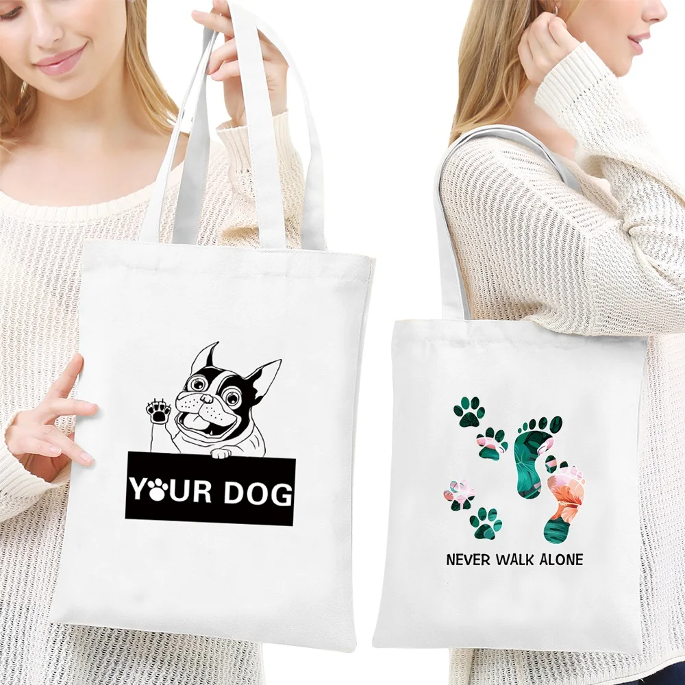 Women's Canvas Shoulder Bag Large CapacityShopping Bags New Casual Handbags Grocery Tote Footprints Series Book Student Bag
Women's Canvas Shoulder Bag Large CapacityShopping Bags New Casual Handbags Grocery Tote Footprints Series Book Student Bag