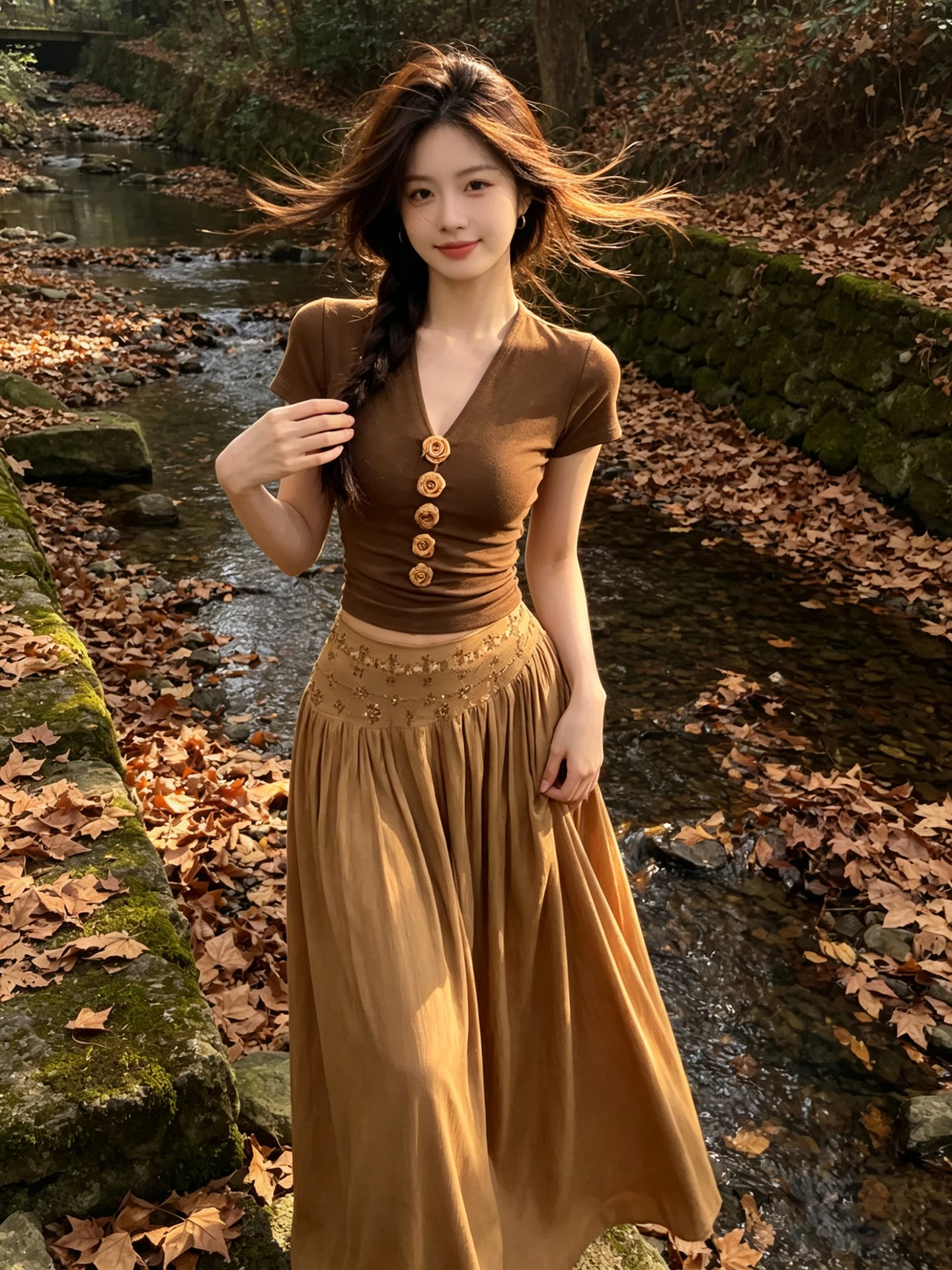 Korean Style Fashionable Floral T-Shirt High Waist Diamond Half Skirt Set Women's Anti-Aging Three-Dimensional Flower Clothing
Korean Style Fashionable Floral T-Shirt High Waist Diamond Half Skirt Set Women's Anti-Aging Three-Dimensional Flower Clothing