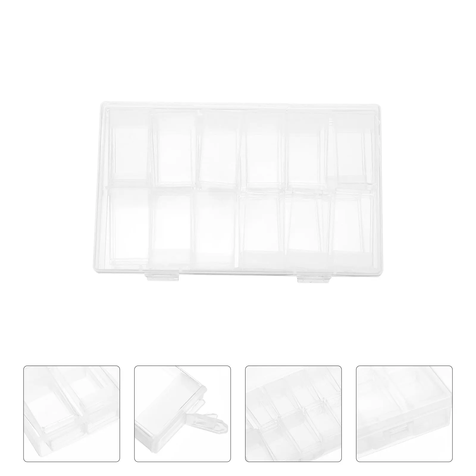 24 Grids Storage Box Transparent Tray for Nail Art ganizer False Container Display Case Jewelry Holder PP Material Durable
24 Grids Storage Box Transparent Tray for Nail Art ganizer False Container Display Case Jewelry Holder PP Material Durable