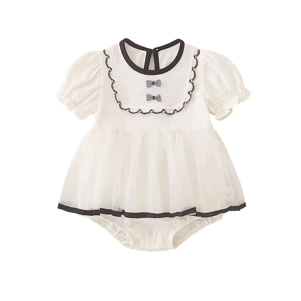 Summer Baby Girls Bodysuit Preppy Style Baby Clothes Short Sleeve Toddler Jumpsuit Infant Bow Dress One-pieces Rompers
Summer Baby Girls Bodysuit Preppy Style Baby Clothes Short Sleeve Toddler Jumpsuit Infant Bow Dress One-pieces Rompers