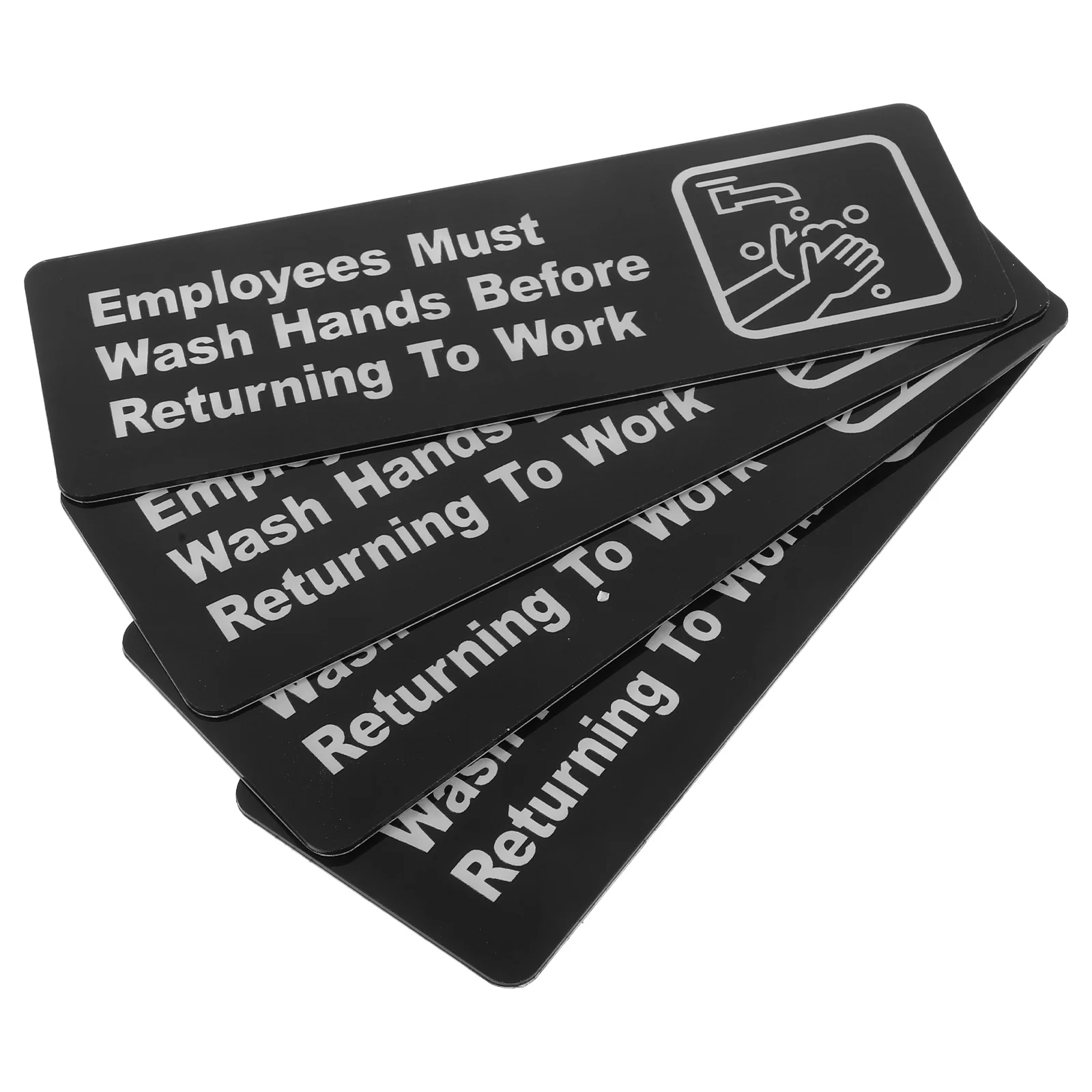 Hand Washing Reminder Sign For Business Employees Must Wash Hands Self-Adhesive Acrylic Waterproof Office Restaurant 
Hand Washing Reminder Sign For Business Employees Must Wash Hands Self-Adhesive Acrylic Waterproof Office Restaurant