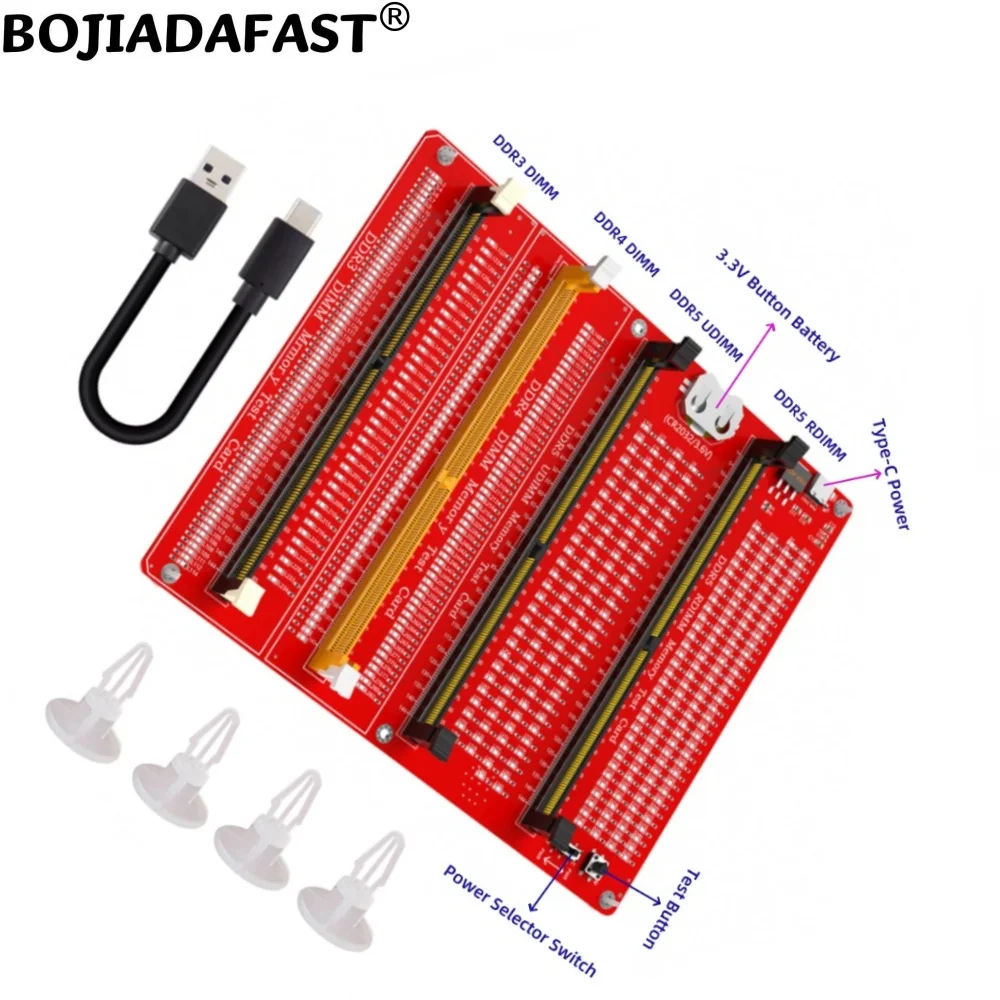 Desktop DDR5 RDIMM UDIMM DDR3 DDR4 DIMM Memory Ram Test Diagnostic Card with LED Indicators
Desktop DDR5 RDIMM UDIMM DDR3 DDR4 DIMM Memory Ram Test Diagnostic Card with LED Indicators