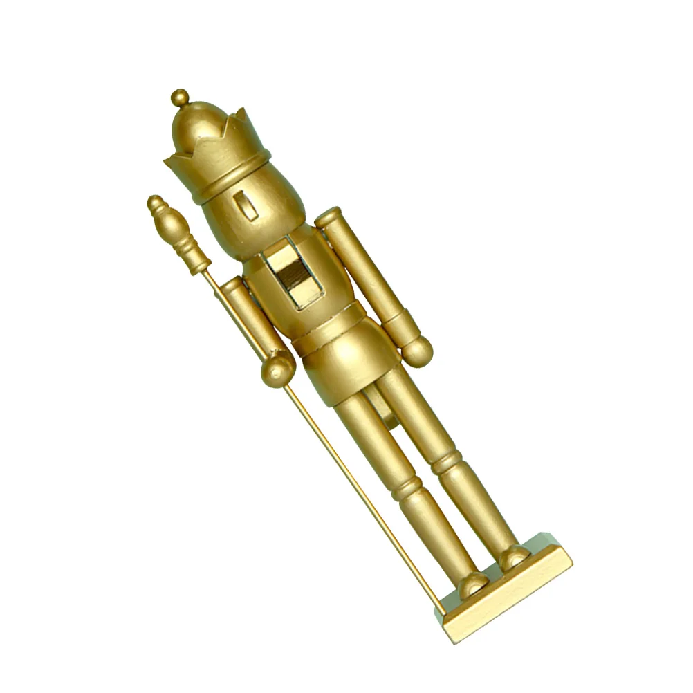 Christmas Nutcracker Wooden Crafts Desktop Adornment King Puppet Sculpture Xmas Decoration Nutcracker King Figure Wood Walnut 
Christmas Nutcracker Wooden Crafts Desktop Adornment King Puppet Sculpture Xmas Decoration Nutcracker King Figure Wood Walnut