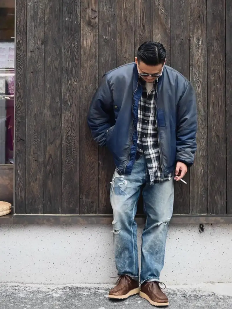 The checked shirt was torn apart by him in a frenzy.
The checked shirt was torn apart by him in a frenzy.
