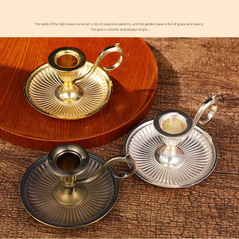 Retro Metal Taper Candle Holder European Style Church Candlestick Vintage Table Centerpiece for Home Villa Decor
Retro Metal Taper Candle Holder European Style Church Candlestick Vintage Table Centerpiece for Home Villa Decor