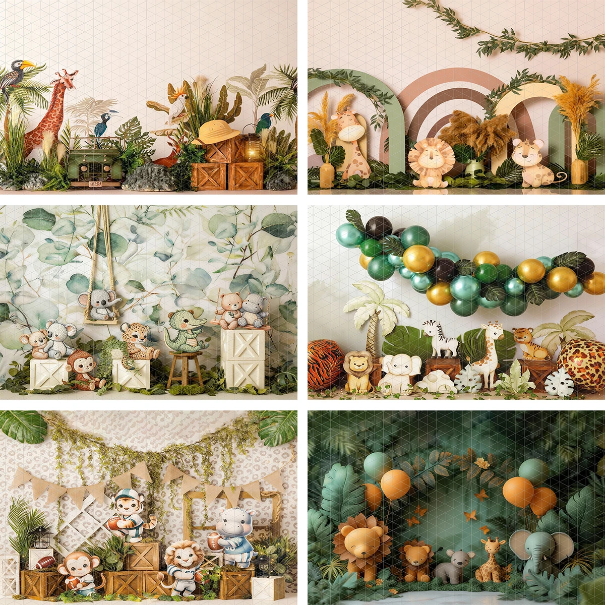 Jungle Boheme Backdrop Kids Baby Cake Smash Photography Props Balloon Arch Child Adult Birthday Photocall Backgrounds
Jungle Boheme Backdrop Kids Baby Cake Smash Photography Props Balloon Arch Child Adult Birthday Photocall Backgrounds