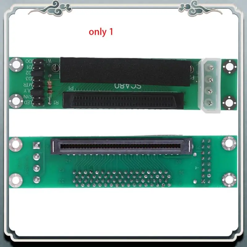 Premium SCSI SCA 80 Pin To 68 Pin Hard Disk Adapters Transmit Data Mini PC Spare Parts Converter Cards Repairing Parts
Premium SCSI SCA 80 Pin To 68 Pin Hard Disk Adapters Transmit Data Mini PC Spare Parts Converter Cards Repairing Parts