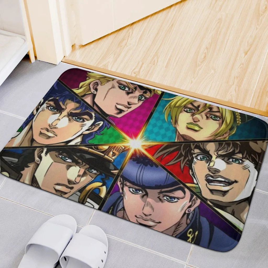 Home Carpet Rug Bathroom JoJo's Bizarre Adventure Mat Retro Multiple Choice Living Room Kitchen Non-Slip
Home Carpet Rug Bathroom JoJo's Bizarre Adventure Mat Retro Multiple Choice Living Room Kitchen Non-Slip