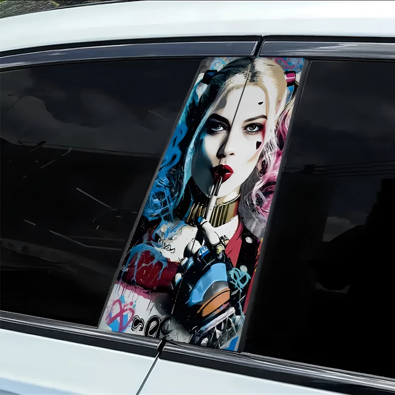 2 pieces of automotive B-pillar stickers Female Portrait Smooth material protection film with anti-scratch properties
2 pieces of automotive B-pillar stickers Female Portrait Smooth material protection film with anti-scratch properties