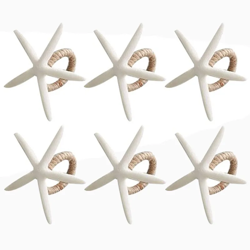 Napkin Rings Set Of 6, Sea Star Napkin Ring For Starfish Serviette For Tables, Wedding, Birthday, Banquet, Christmas
Napkin Rings Set Of 6, Sea Star Napkin Ring For Starfish Serviette For Tables, Wedding, Birthday, Banquet, Christmas
