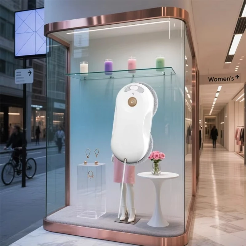 Wireless electric window cleaning robot double spray water tank Tuya application remote control home
Wireless electric window cleaning robot double spray water tank Tuya application remote control home