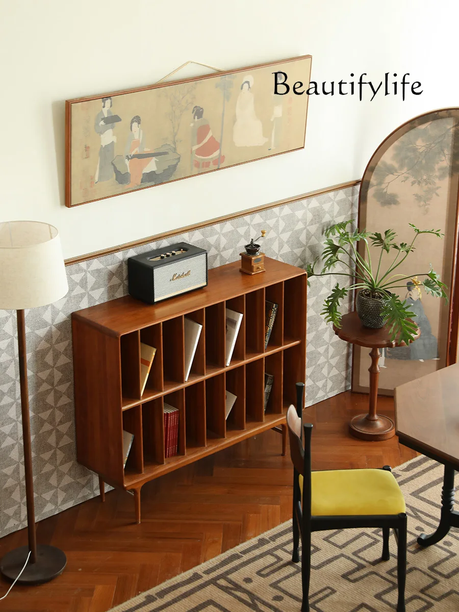 Nordic Retro Minimalist Cherrywood Mid-Ancient Magazine Cabinet Living Room Storage Display Bookcase
Nordic Retro Minimalist Cherrywood Mid-Ancient Magazine Cabinet Living Room Storage Display Bookcase