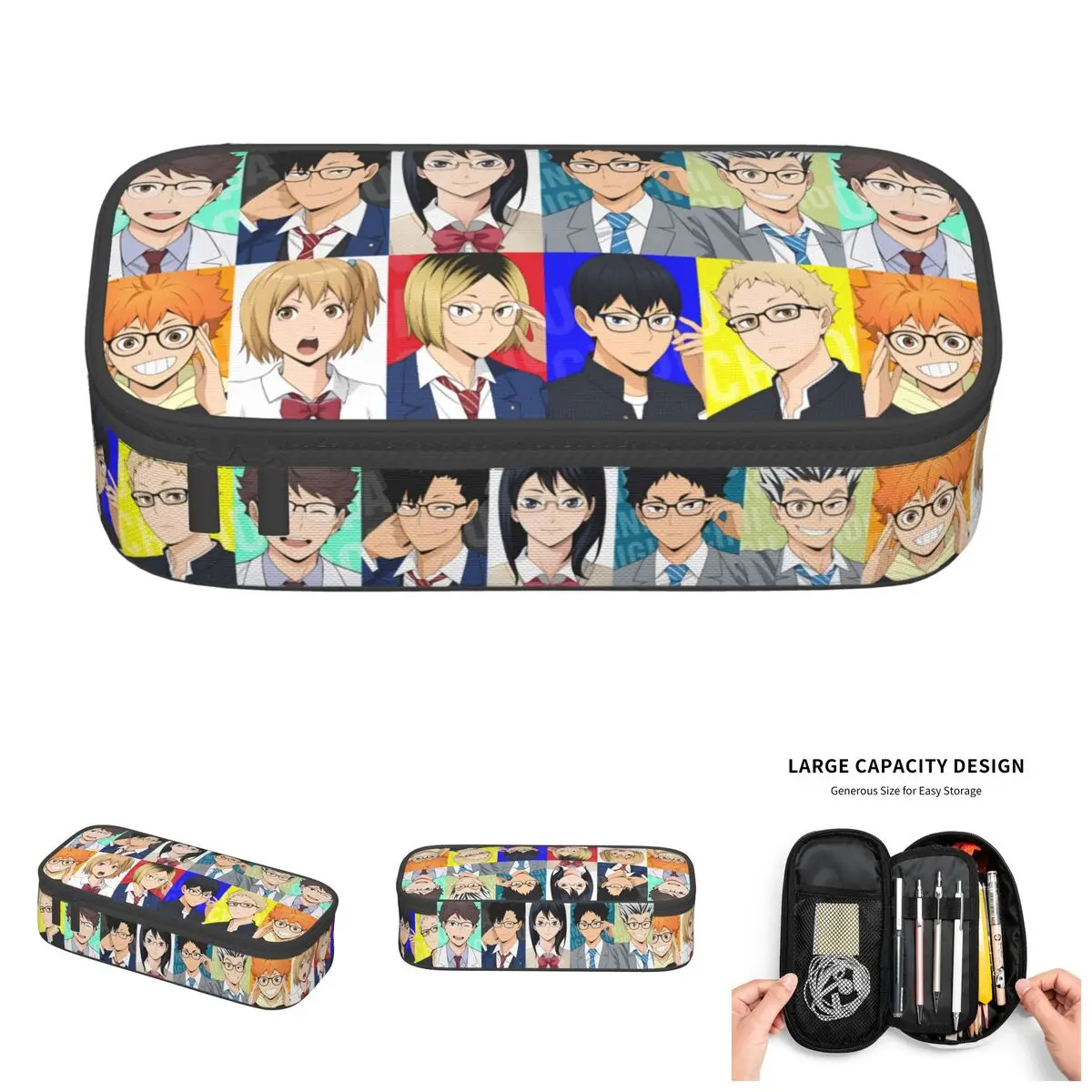 Cute Bokuto Kotaro Haikyuu Pencil Cases for Girls Boys Oikawa Toru Hinata Shoyo Large Storage Pen Bag Box Stationery
Cute Bokuto Kotaro Haikyuu Pencil Cases for Girls Boys Oikawa Toru Hinata Shoyo Large Storage Pen Bag Box Stationery