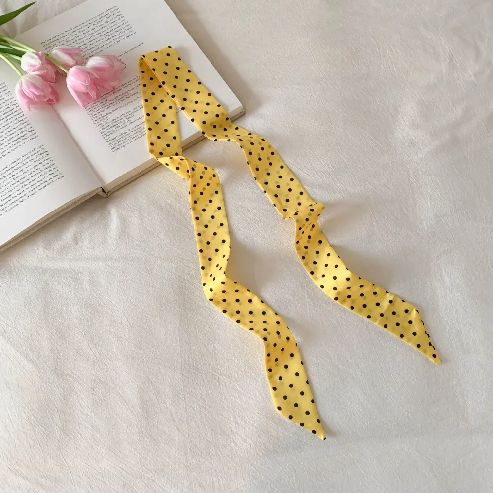 Bow Ties Long Silk Scarf Printed Floral Plaid Scarf Hair Band Ice Cream Long Ribbon Scarves Collocation Clothing Accessories
Bow Ties Long Silk Scarf Printed Floral Plaid Scarf Hair Band Ice Cream Long Ribbon Scarves Collocation Clothing Accessories