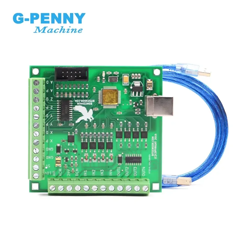G-PENNY Machine 4 Axis USB Controller Board for MACH3 CNC Machine & Robotics
G-PENNY Machine 4 Axis USB Controller Board for MACH3 CNC Machine & Robotics