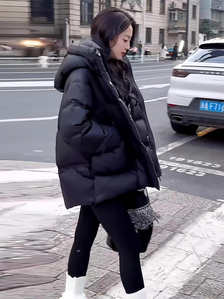 Женская зимняя куртка-пуховик Thiened белого цвета, с капюшоном, теплая, стандартной длины, без бренда
Женская зимняя куртка-пуховик Thiened белого цвета, с капюшоном, теплая, стандартной длины, без бренда