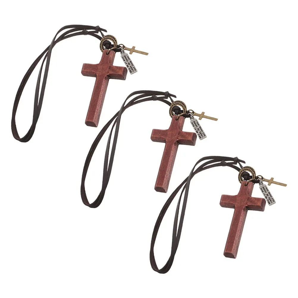 3Pcs Wooden Cross Pendant Retro Vintage Car Hanging Charm Rearview Mirror Decoration Faith Religious Car Interior Accessories
3Pcs Wooden Cross Pendant Retro Vintage Car Hanging Charm Rearview Mirror Decoration Faith Religious Car Interior Accessories